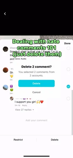 HATE COMMENTS 