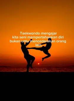 taekwondo mengajar..