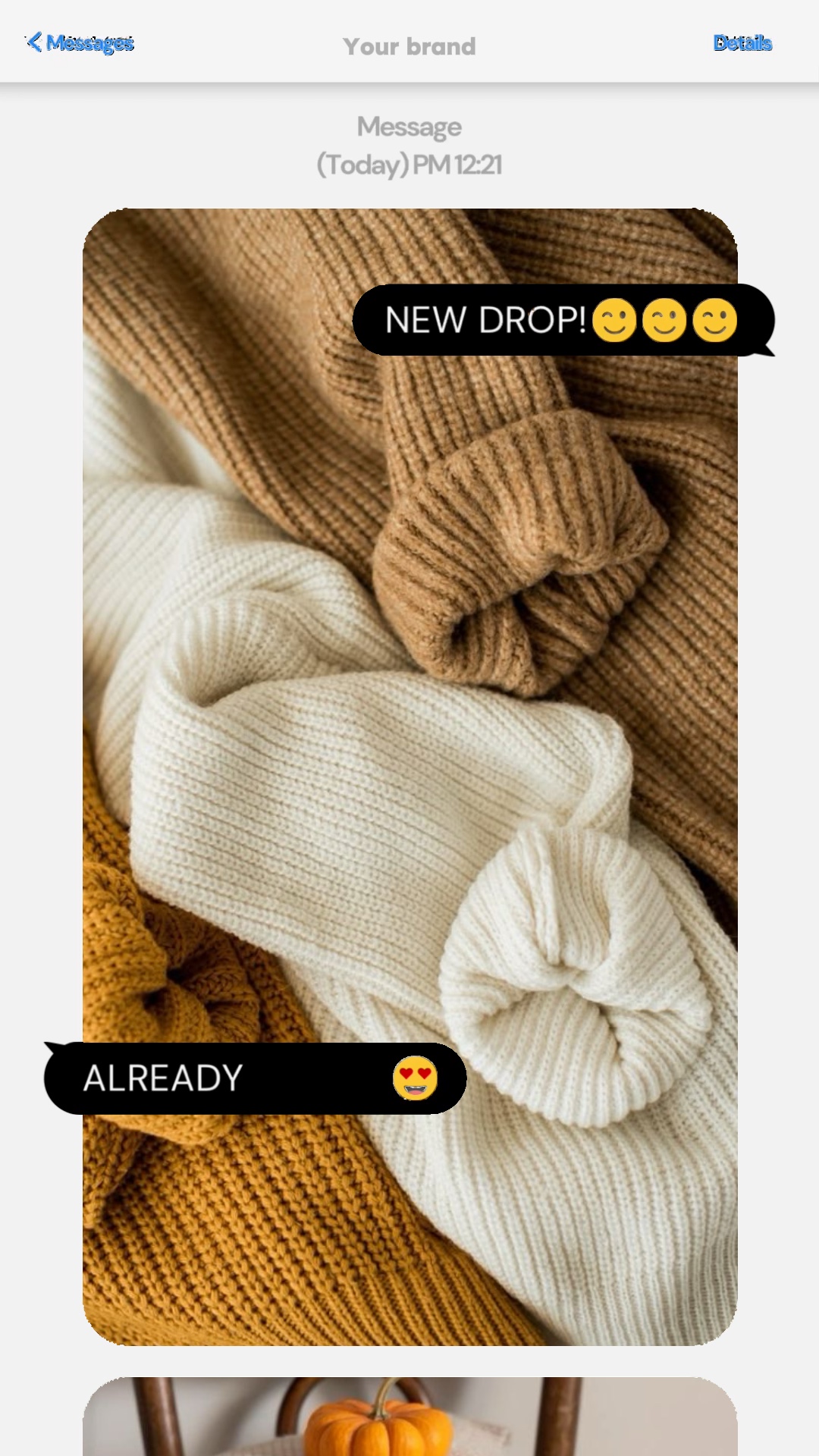 New drop