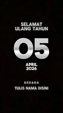 ULTAH 5 APRIL