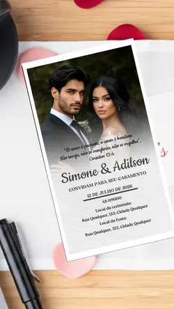 CONVITE DE CASAMENTO