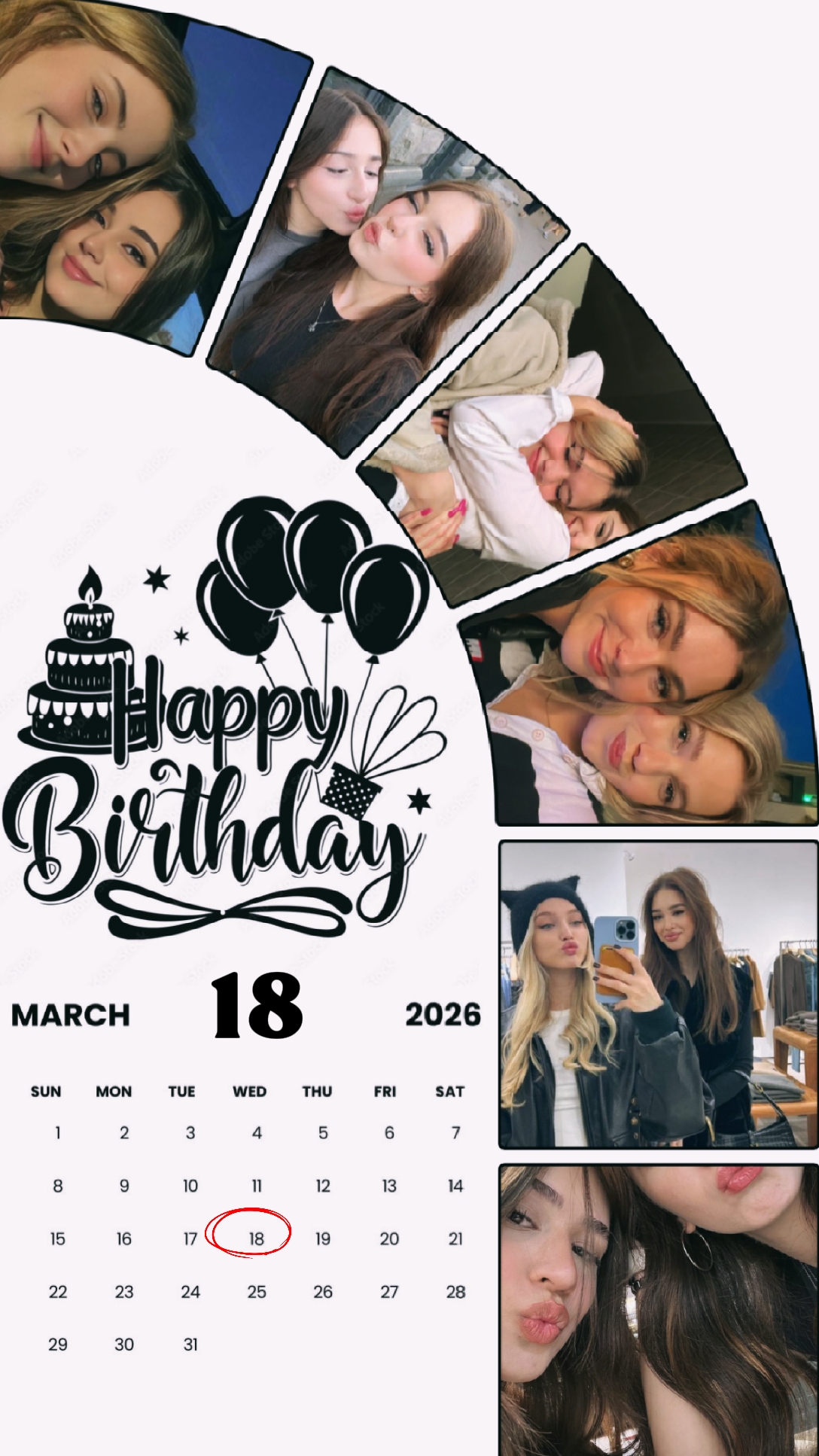 CUMPLEAÑOS 18 DE MARZO