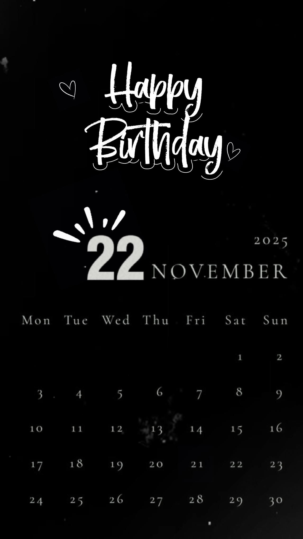Hbd 22 November