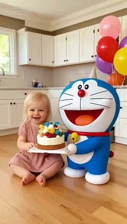 birthday baby doraem