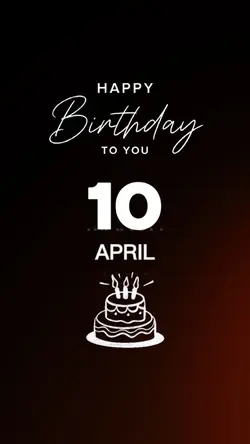 HBD 10 APRIL 2026
