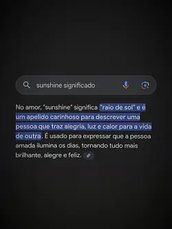 Significado SUNSHINE