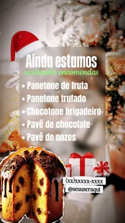 aceitamos encomendas