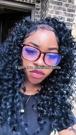 1 girl 2 different
