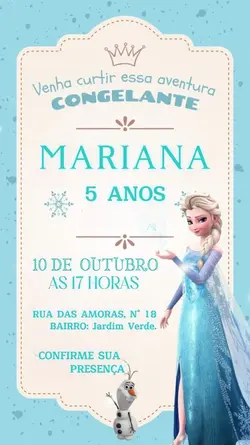 Aniversário Frozen