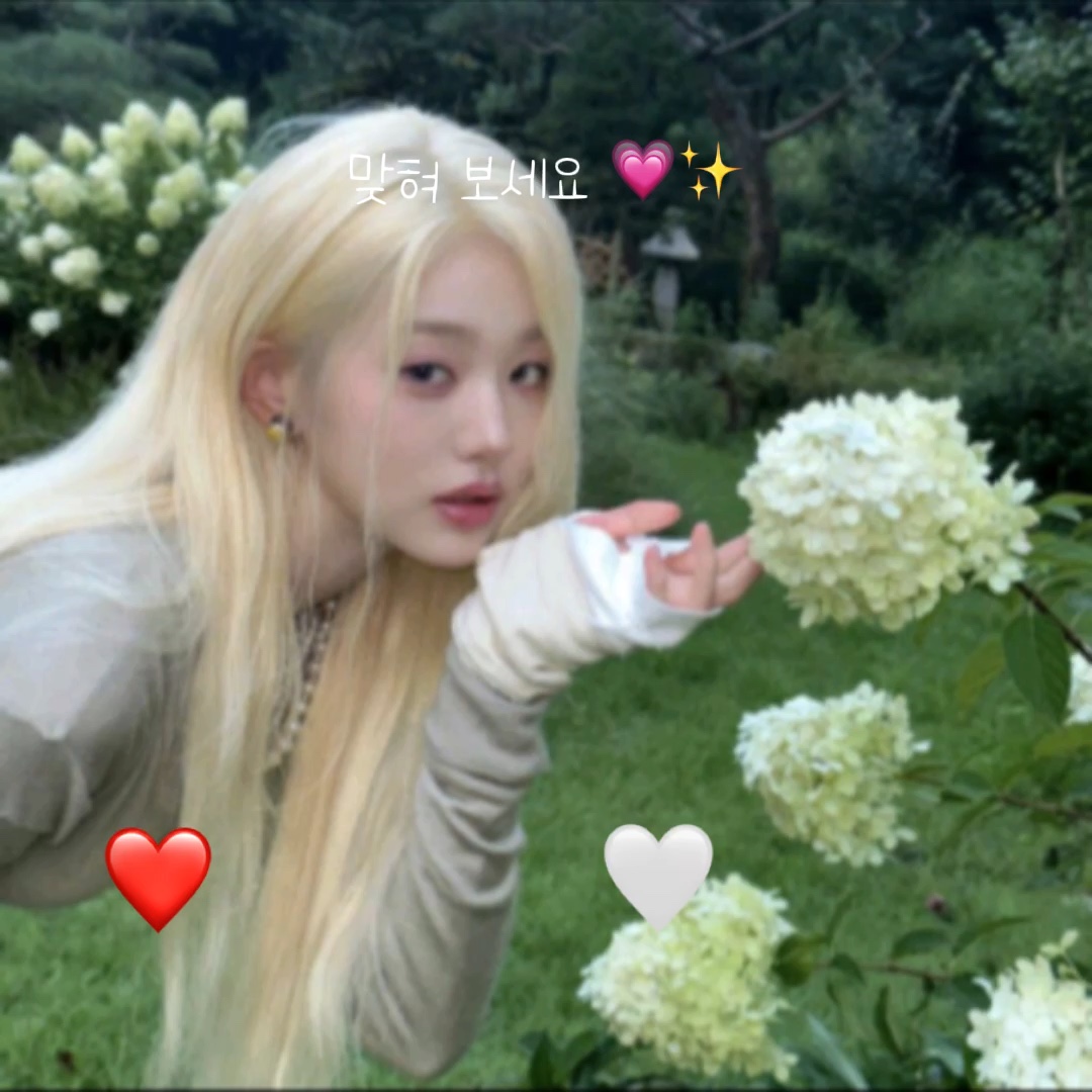 맞혀 보세요 💗✨