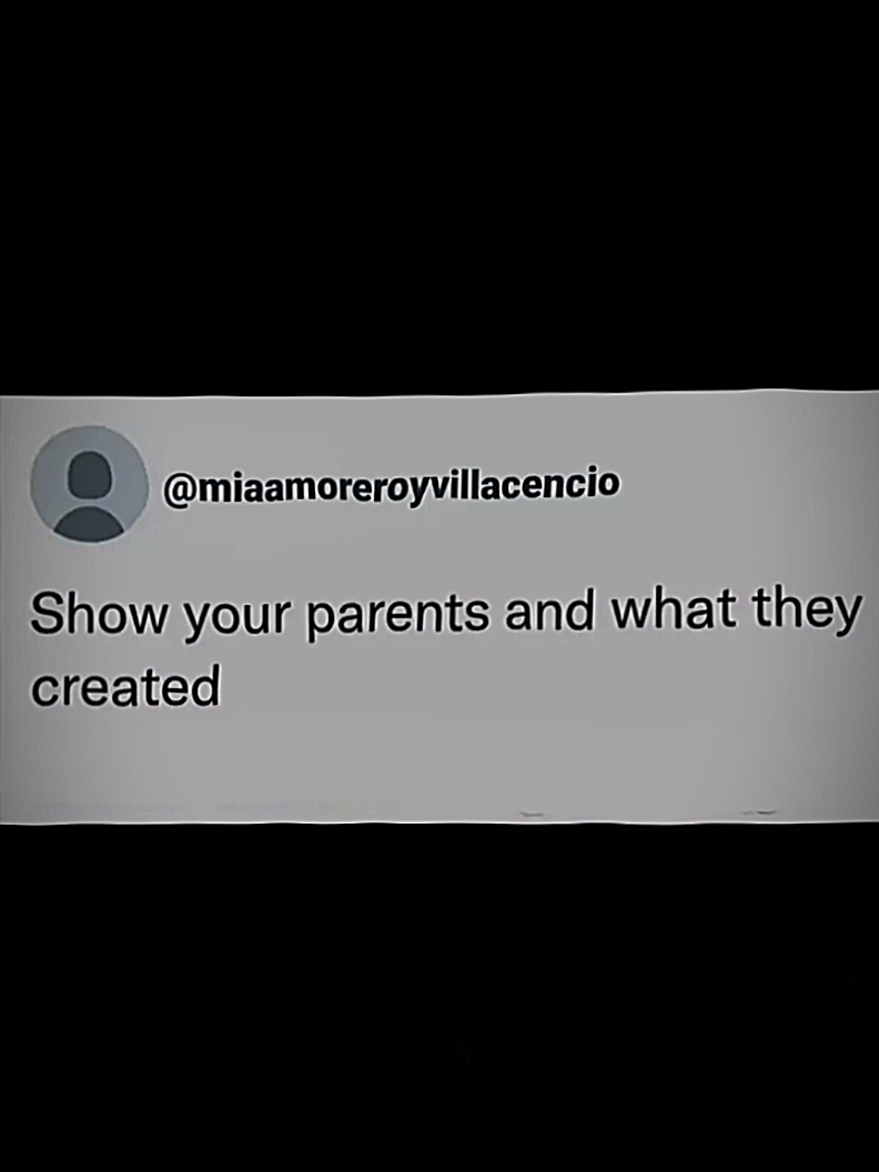 show your parents 