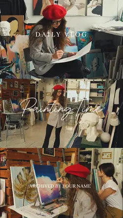 Daily Vlog |painting