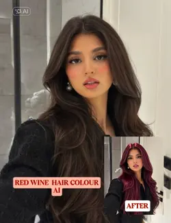RED WINE HAIR COLOUR
