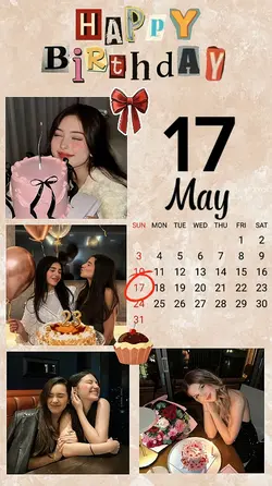 Birthday 17 May 