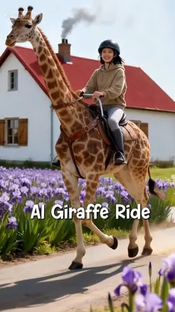 AI Giraffe Ride