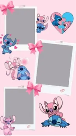 Stitch 3 fotos amor