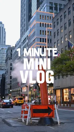 1 minute vlog