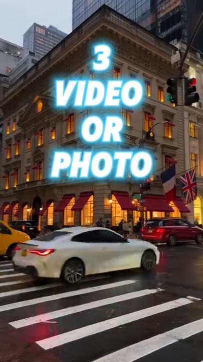 3 videos o fotos 