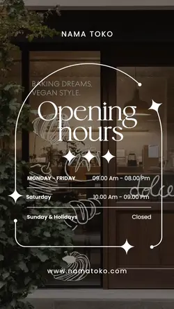 story : opening hour