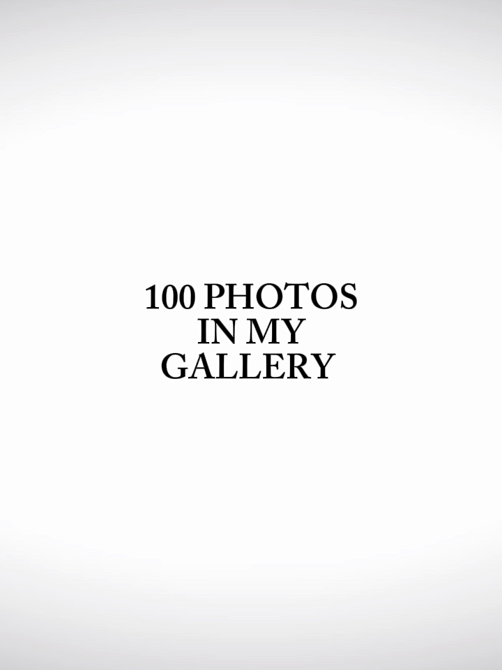 100 PHOTOS DANS MON