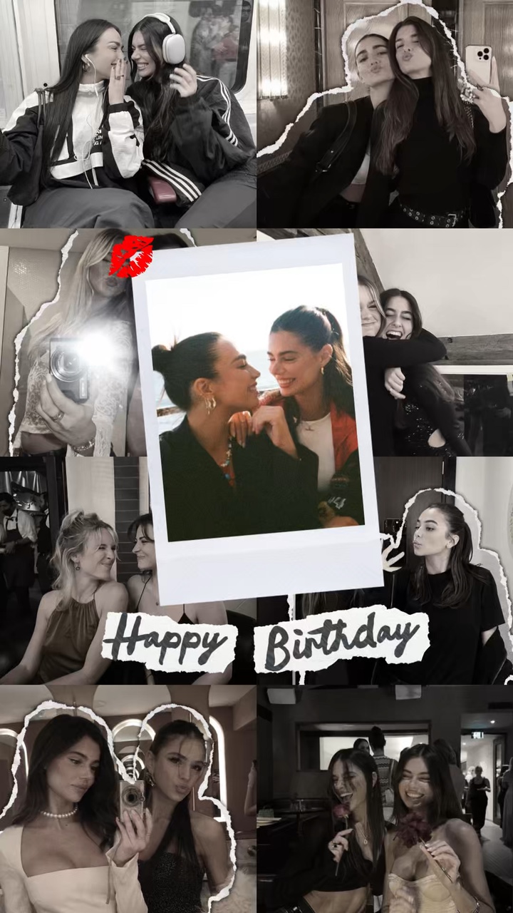 collage d'anniversaire