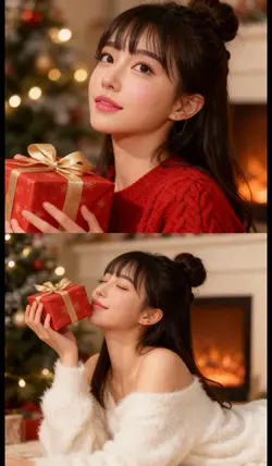 二分割　クリスマス　