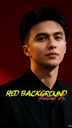 Red portrait AI