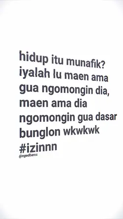 hidup itu munafik?