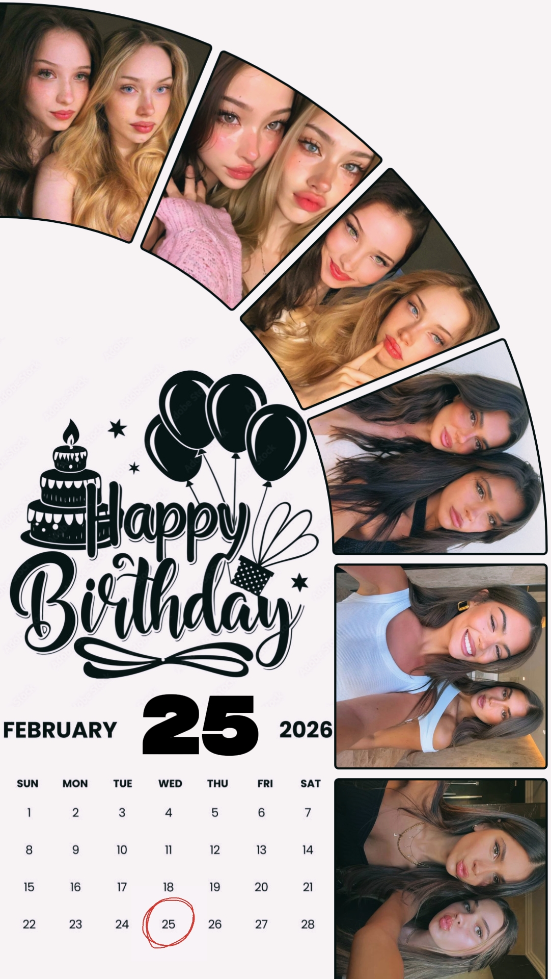 FELIZ CUMPLEAÑOS 25 DE FEBRERO DE 2026