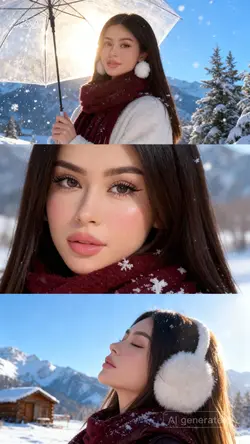 Photo in the snow 