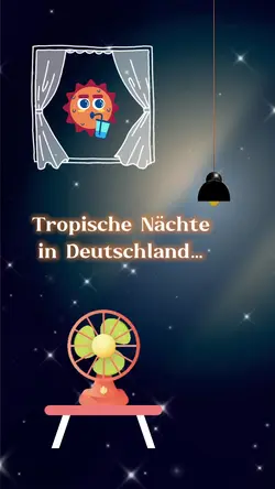 zu heiß zum schlafen