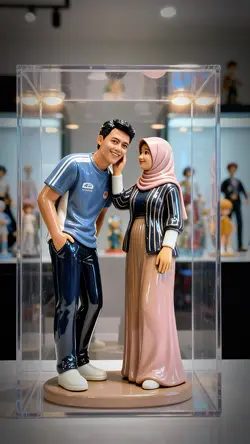 3D cartoon miniature