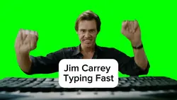 Jim Carrey Typing