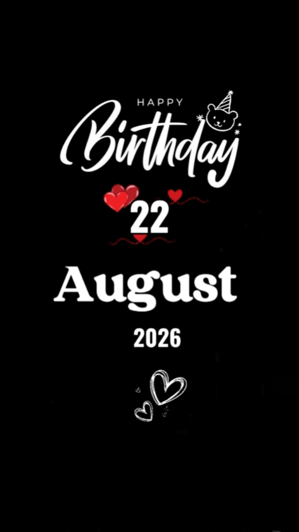 Birthday August 22 