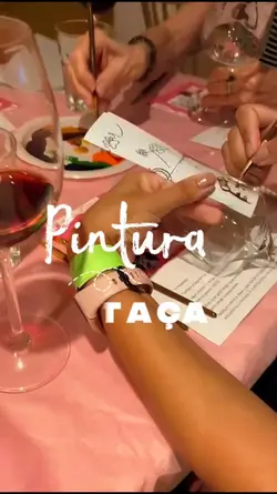 Pintura na taça 