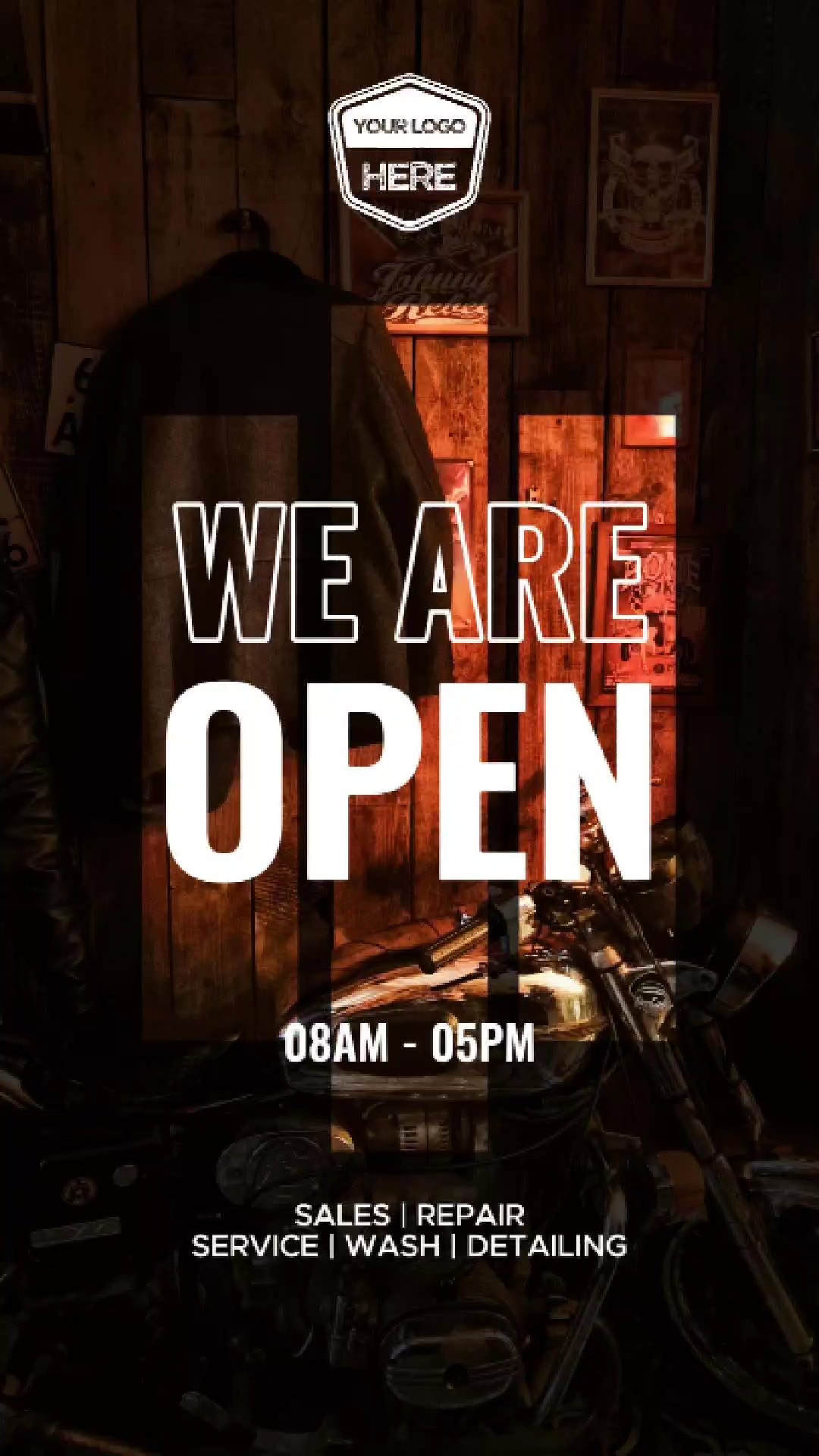We are open