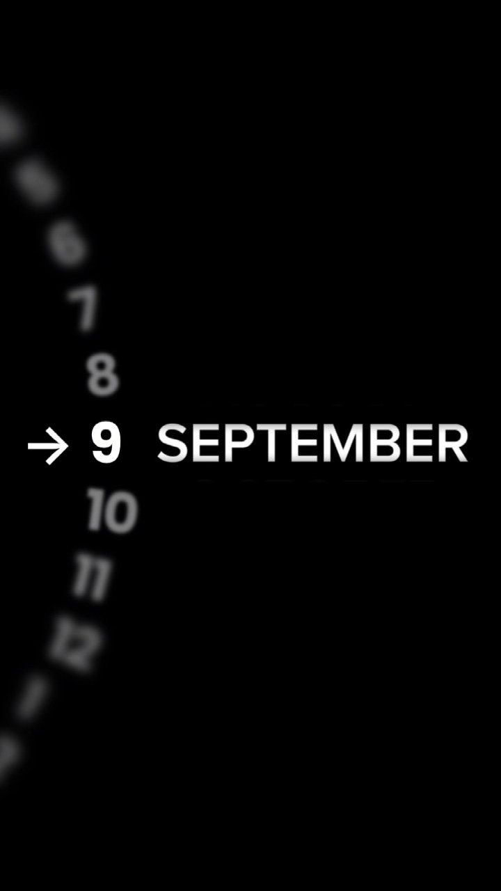 HBD 9 SEPTEMBER 