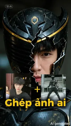 Ghép ảnh kamenrider 