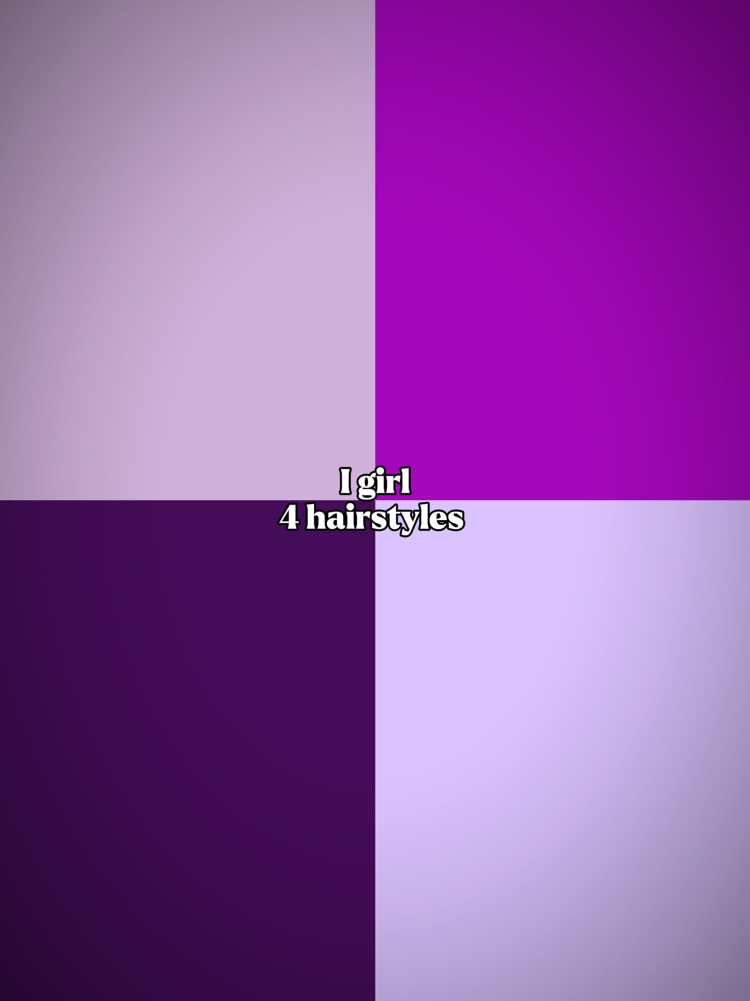 Yo chica 4 peinados 