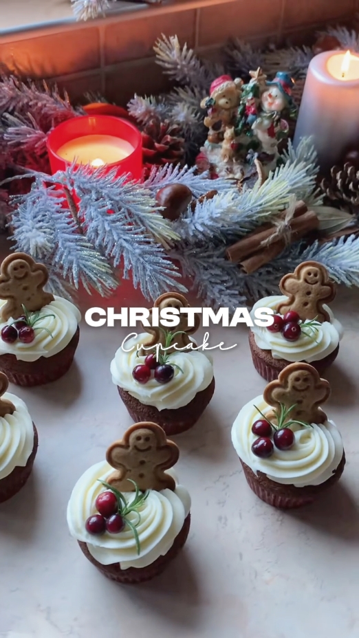 Cupcake navideño 