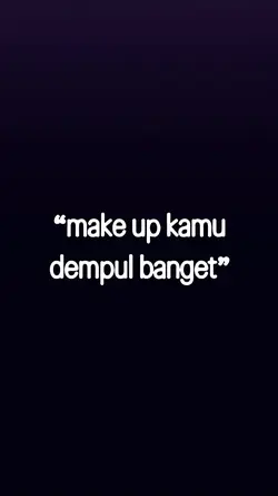 Make up kamu dempul