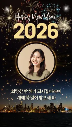 새해 템플릿