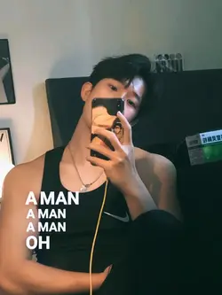 a man