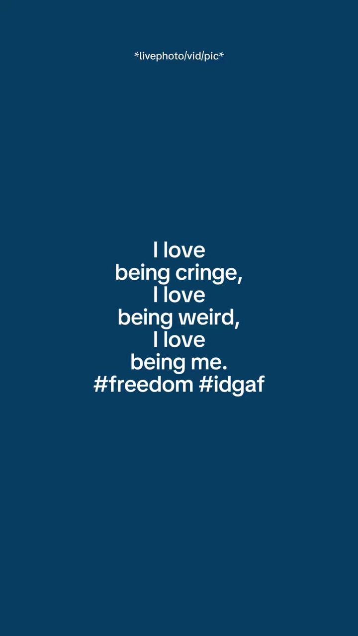I Love Being Me