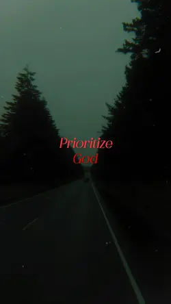 prioritize God