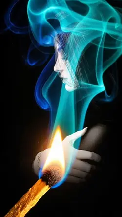 Match smoke effect