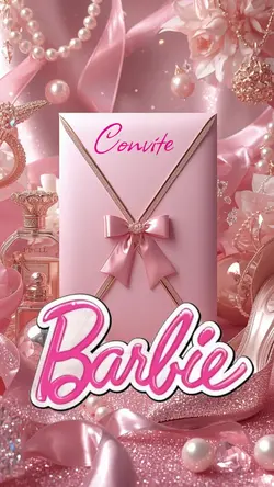 Convite Barbie 