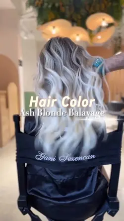 Ash Blonde Balayage