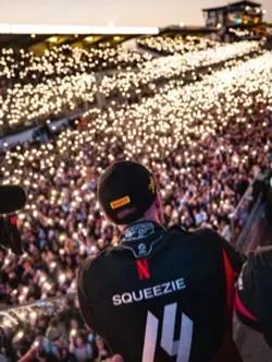 Squeezie en larme gp