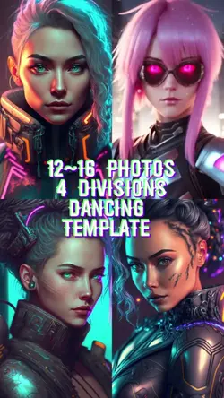 4分割 Dancing 12~16枚